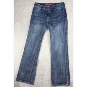 Rock and Roll Cowboy Jeans Mens 32x34 Double Barrel Relaxed Straight Whisker